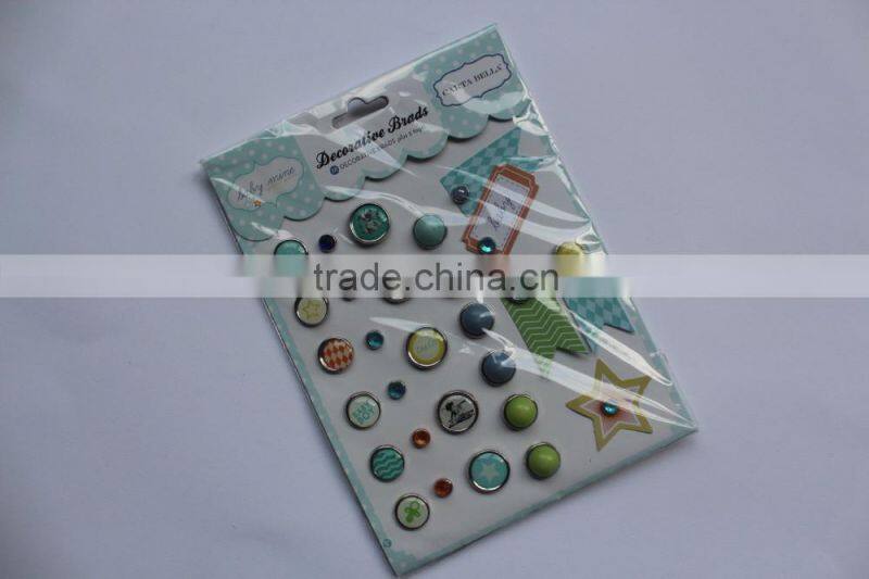 metal scrapbooking brads for decoration,crafts