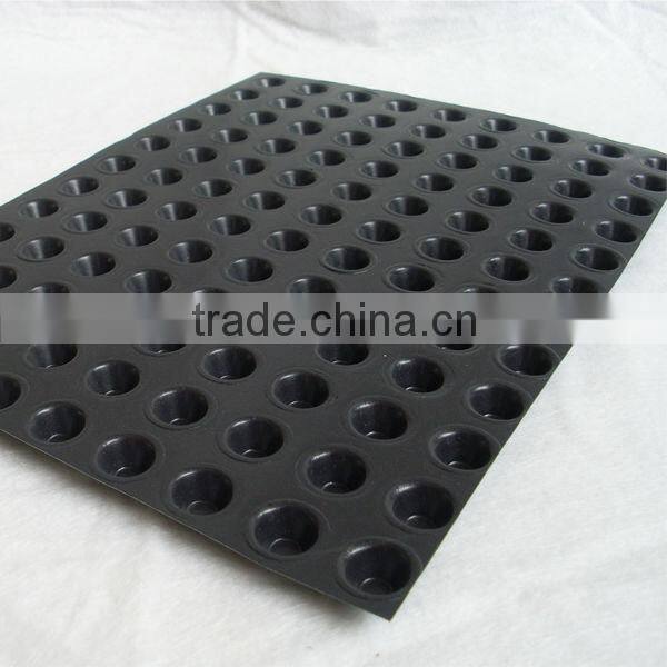 Foundation Slab Moisture Barrier HDPE Underground Basement waterproofing membrane building material for outer wall