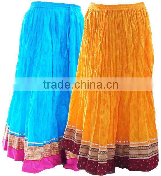 Shop Online Beach Wear Cotton Mini Skirt At JaipurOnline Offering Best Prices