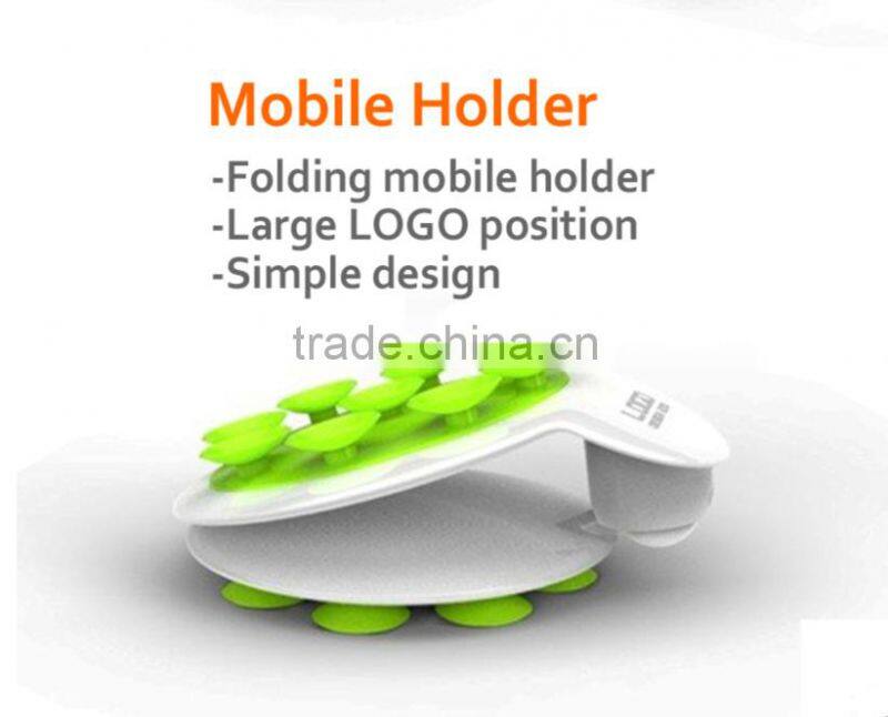 Silicon folding phone holder /seat /stand