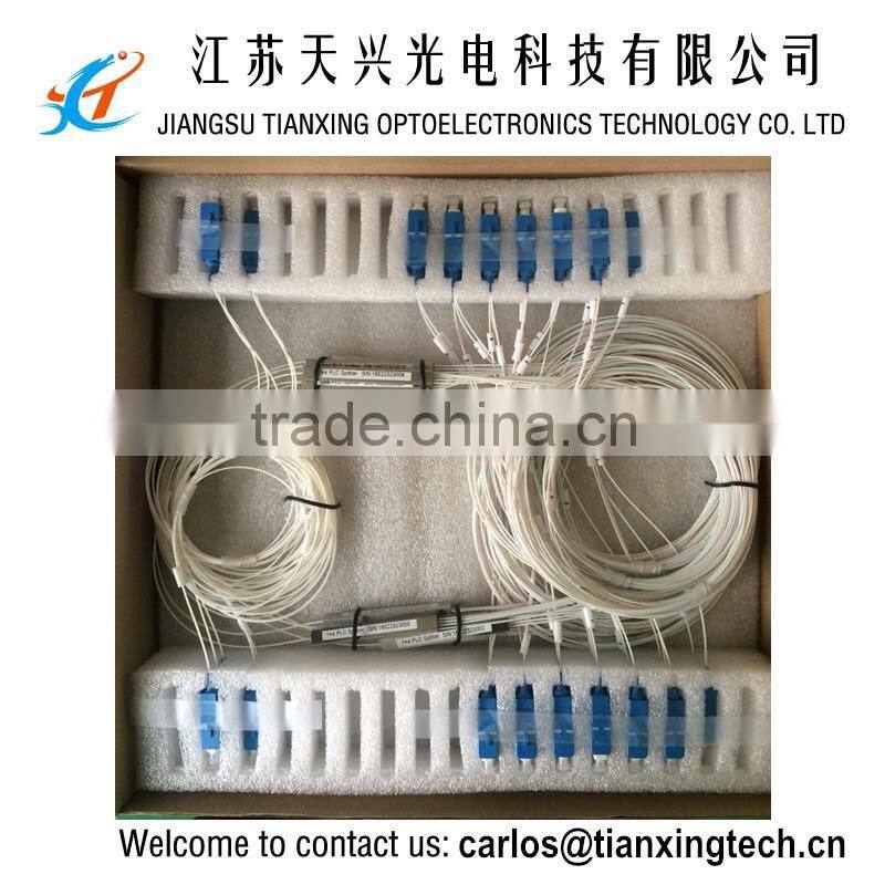 SM 0.9mm 1.5M 1x4 SC UPC Splitter PLC fiber optic