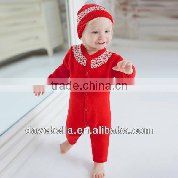 wholesale baby clothes cotton red coverall infant clothing