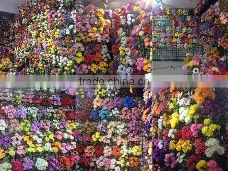 Single head red anthurium flowers, 51cm anthurium artificial flowers for public decoration