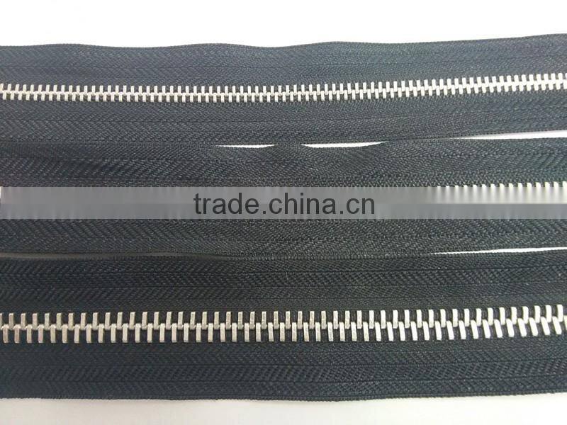 Eco-friendly metal brass zipper china supplier