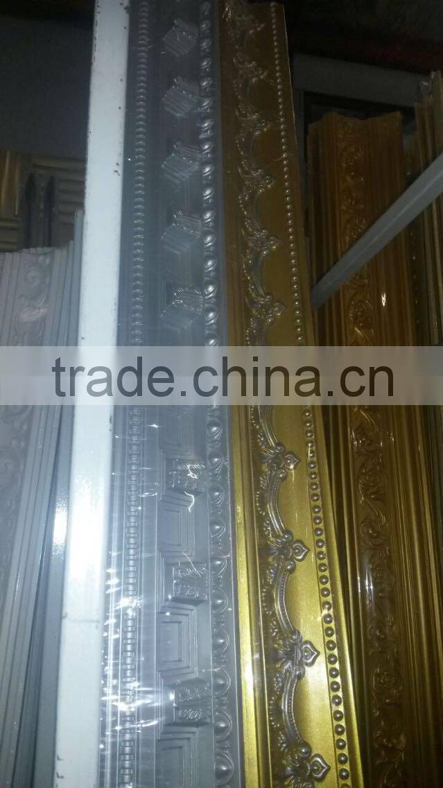 2016 modern house decoration materials pu moulding and corner for different types polyurethane moulding