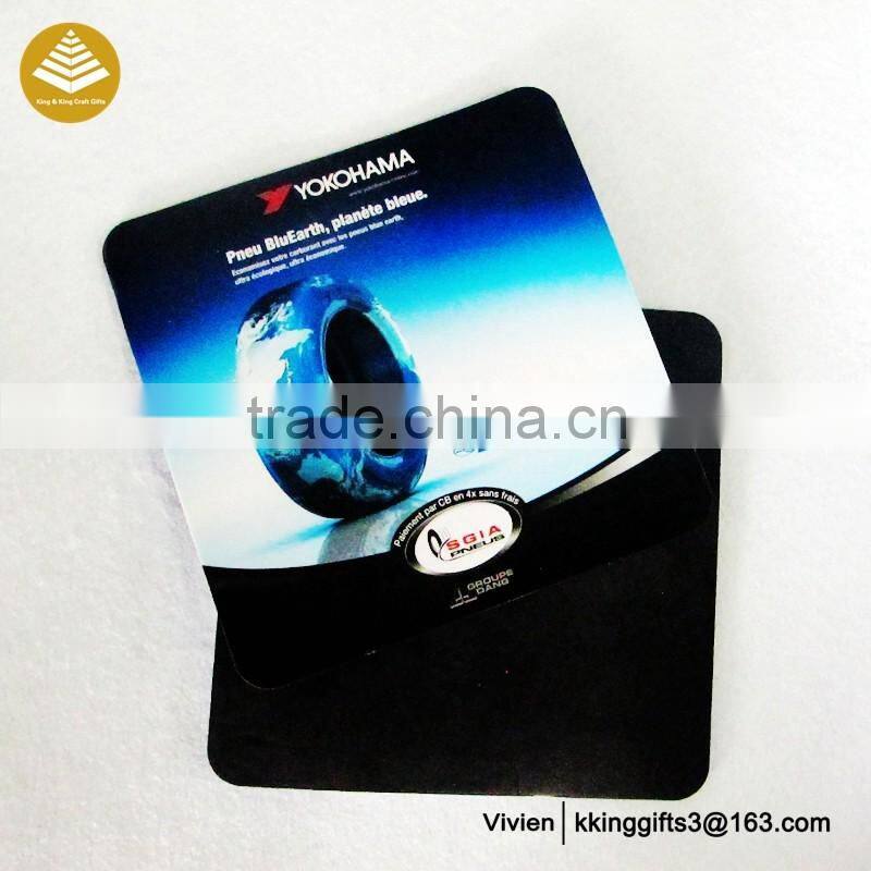 Custom private logo printing extended rubber esd mouse pad
