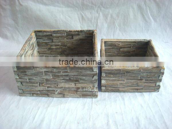 2015 new style antique flower pot(FSC Certificate)