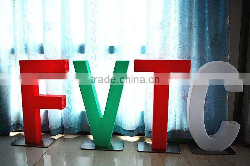 eco-friendly colorful 3d letter sign, advising 3d letter sign