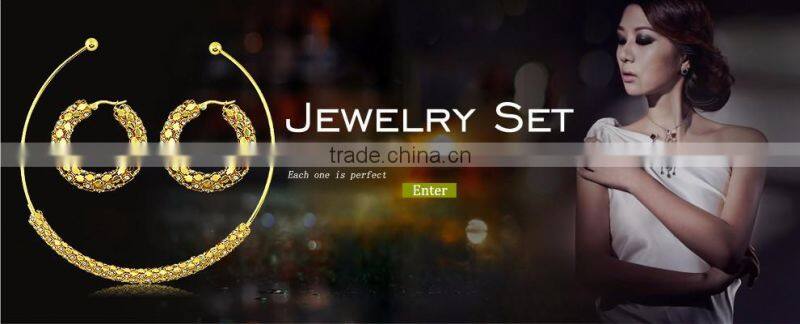 Premier Design With Different Flower Clover Stainless Steel Necklace And Jewelry Sets