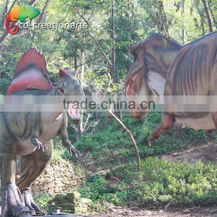 Artificial large jurassic park dinosaur model