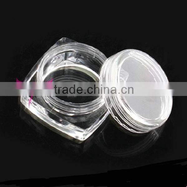 Hot mini nail art empty container suit for fill nail art decoration with 4g
