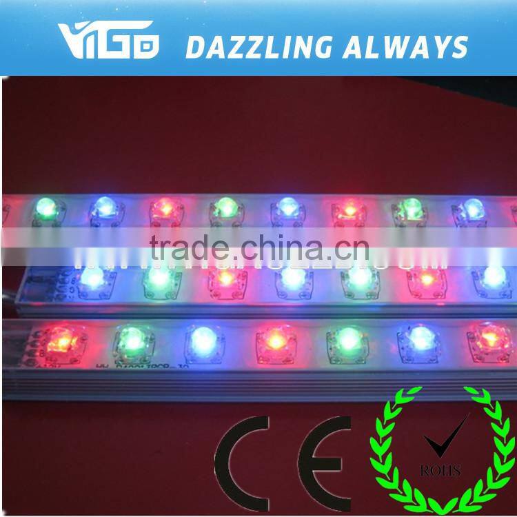 Super bright 12v 5630/5050 smd led rigid strip V case unwaterproof