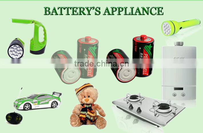 2016 Size D R20 Zinc Carbon Battery