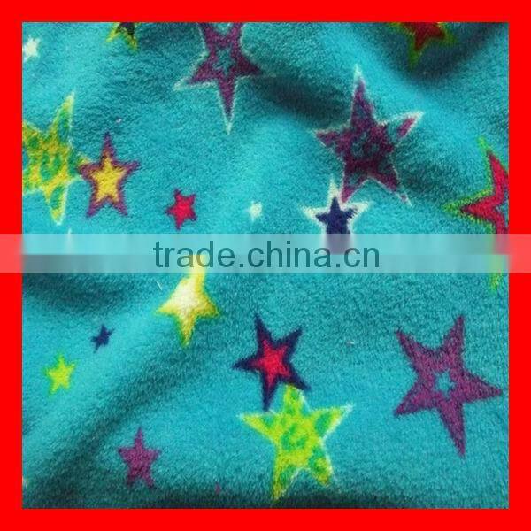 Polyester Printed Coral Fleece Fabric