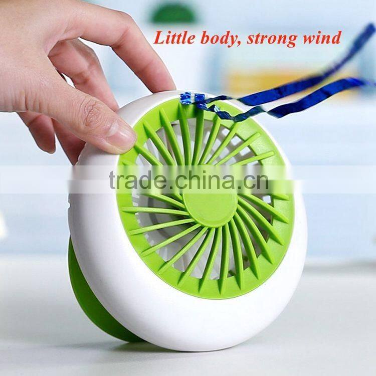 Outdoor and Desk Multi Use Mini Fan USB 2016 Innovative Promotional Gift Rechargeable mini fan