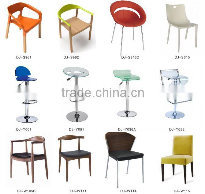 Modern Living Room Furniture Colorful Plastic Armchair