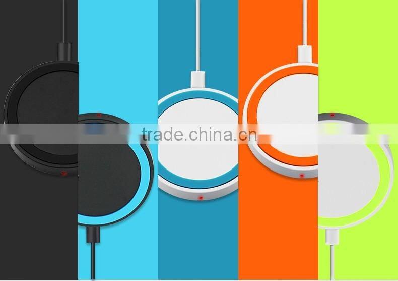Q5 wireless charger Colorful Cabinet modelling antiskid Mobile phone universal charger
