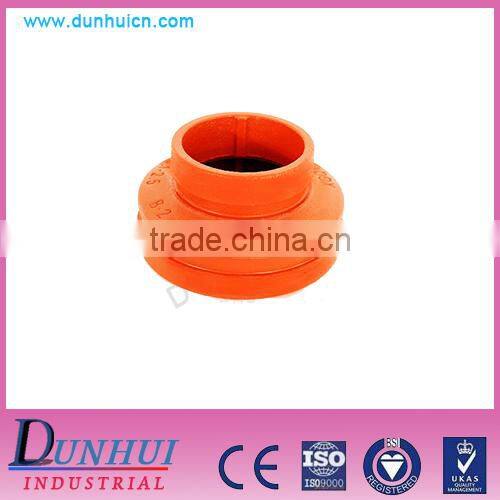 FM approved ductile iron Grooved concentric reducer