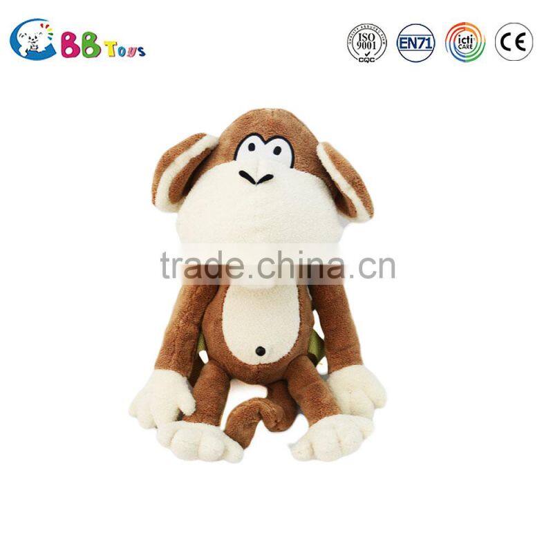 Factory Driect Sale Funny Meng Monkey Backpack