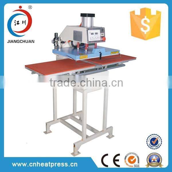 Pneumatic double station garment heat press machine sublimation machine