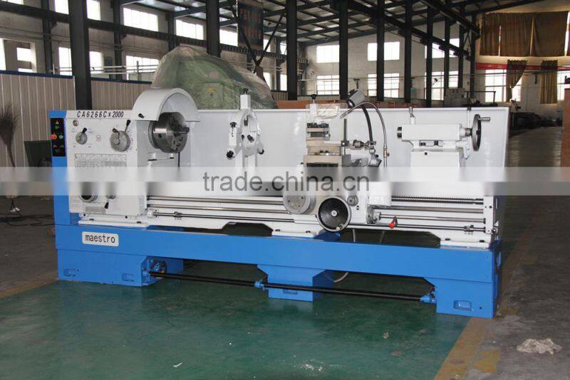 CA6266C Horizontal Lathe machine with spindle bore 105mm