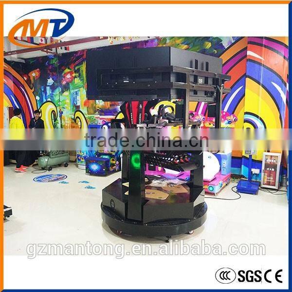 3 screens dynamic car driving simultaor plane game machine