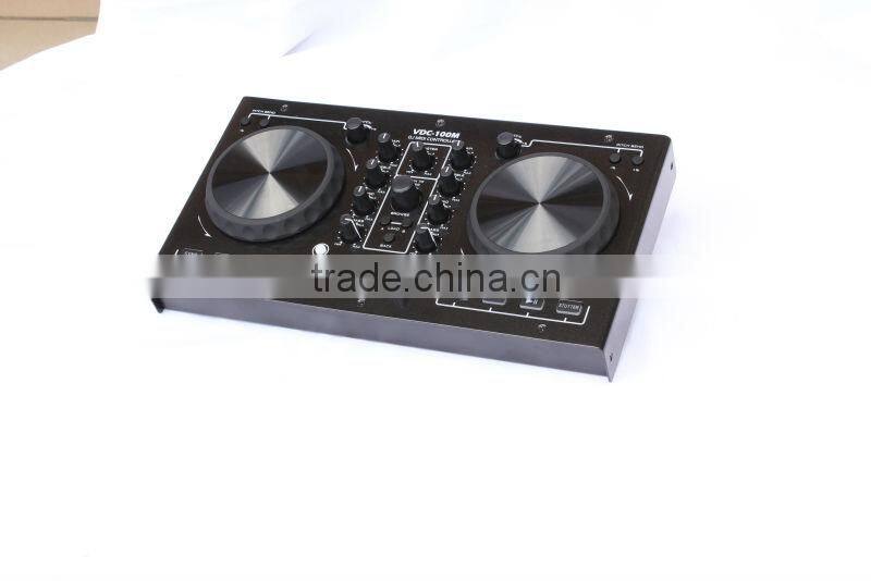 Manufacturer Supply VDC-100M portable virtual DJ software DJ Midi Controller