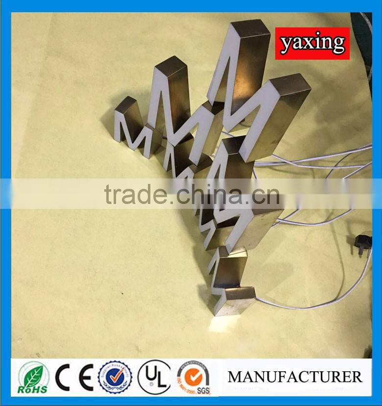 China factory high quality epoxy resin led alphabet light letter