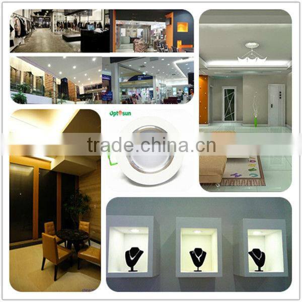 Aluminum 12w round led downlight housing