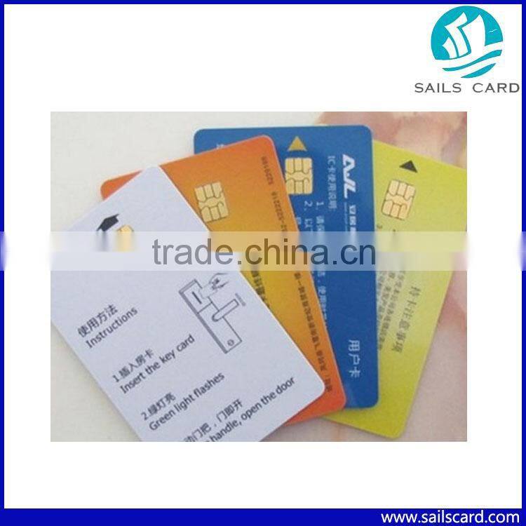 Professional PVC Contact IC Cards(SLE5542/SLE5528 etc) With High Quality