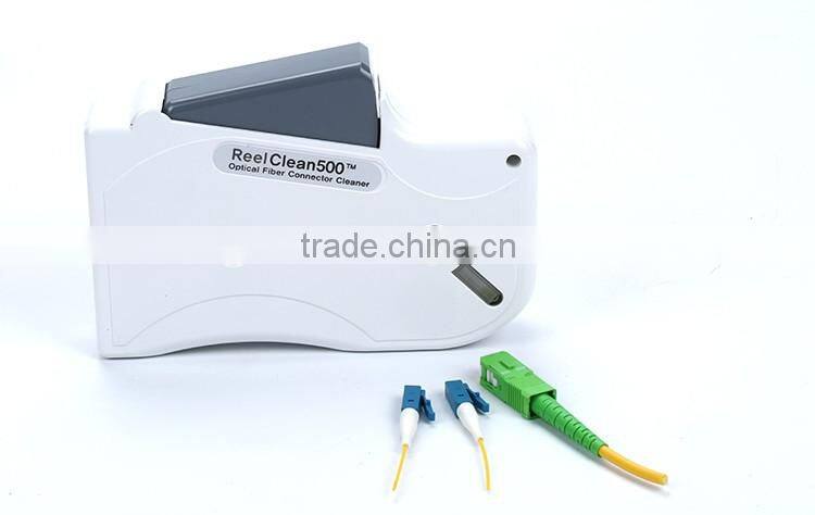 ReelClean500 SC FC ST fiber optic connector cassettes cleaner