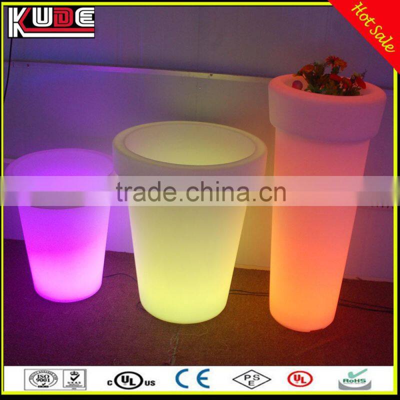 LED color changing Glowing Lamp Wedding Decor Party LED flowerpot