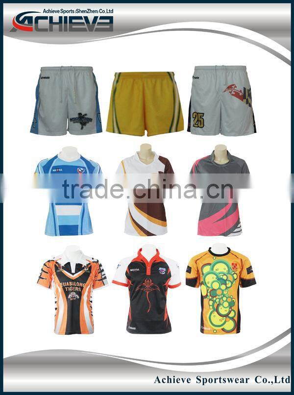 Polyester coolmax promotions rugby garment sports rugby wear