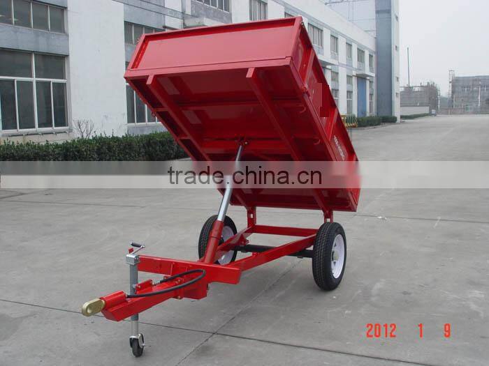 China CE cheap hydraulic mini compact semi camper small farm tractor trailer