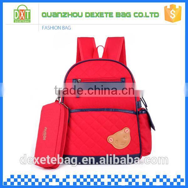Red style china school bags of latest designs