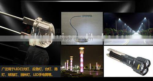 0.5w white 8mm strawhat led