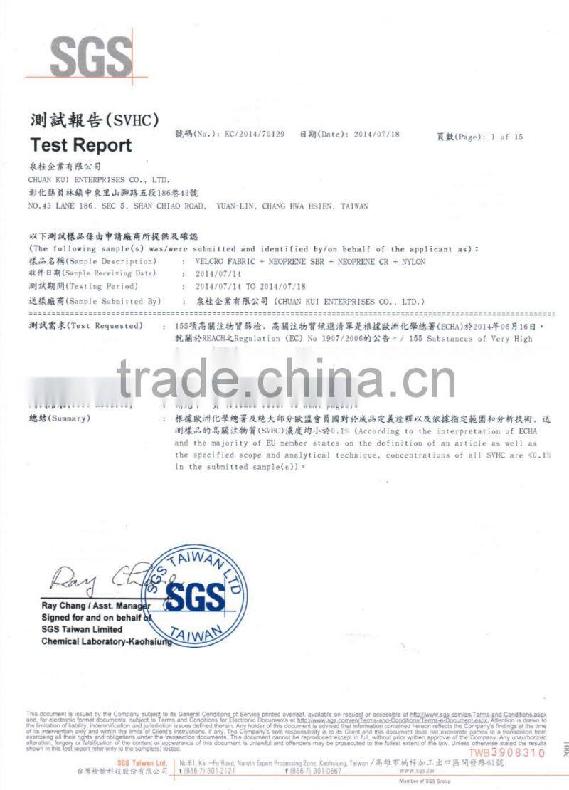 3mm neoprene ankle and wrist weight material neoprene support