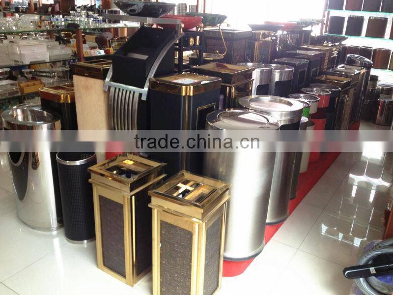 Outdoor Metal Wire Trash Bin/Garden Large Dustbin Type/Industrial Rubbish Bin