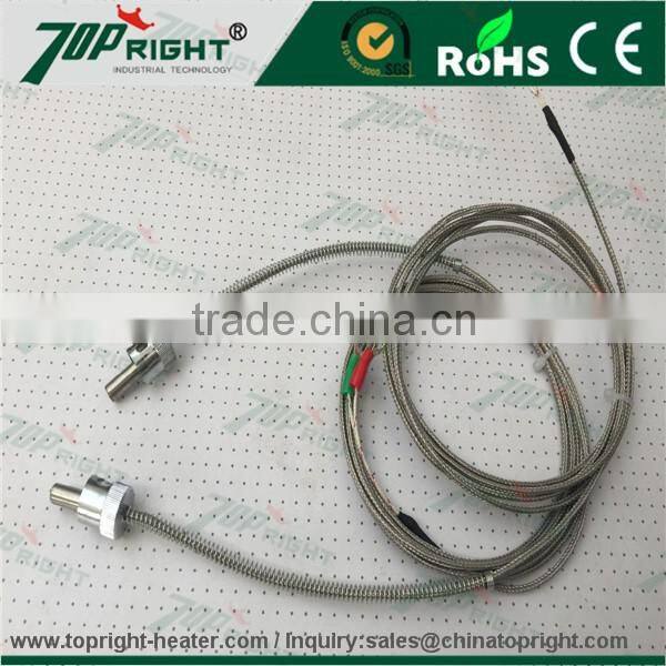 Adjustable Compression Spring Bayonet Cap K Type Thermocouple 2M