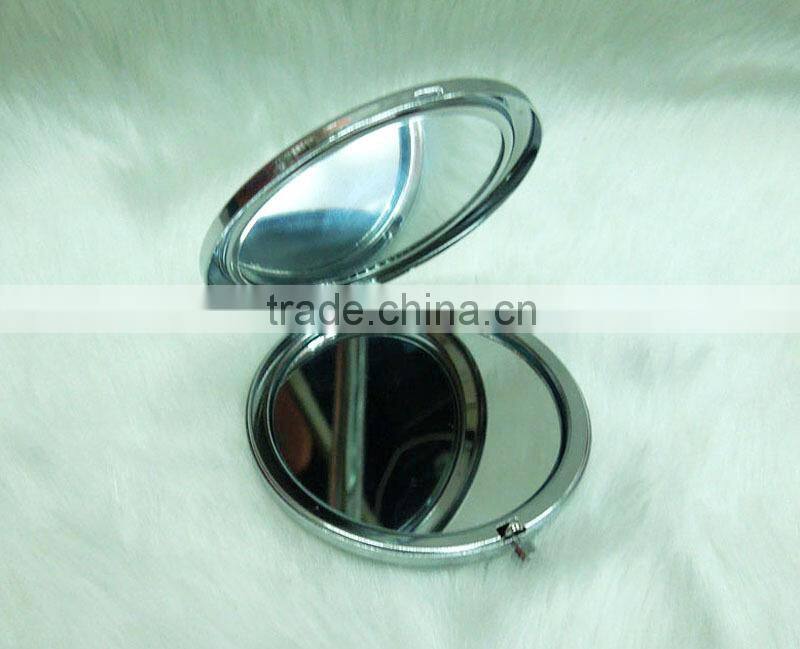 Custom butterfly sticker makeup mirror/professional makeup mirror with epoxy sticker