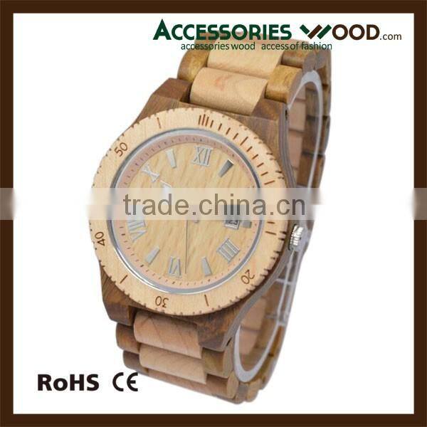 China wholesale wood wrist wooden watch
