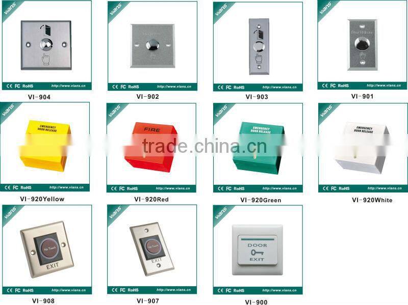 fashion mushroom stainless steel door exit push release button switch