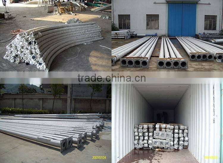 12m street light pole steel flag pole lighting pole
