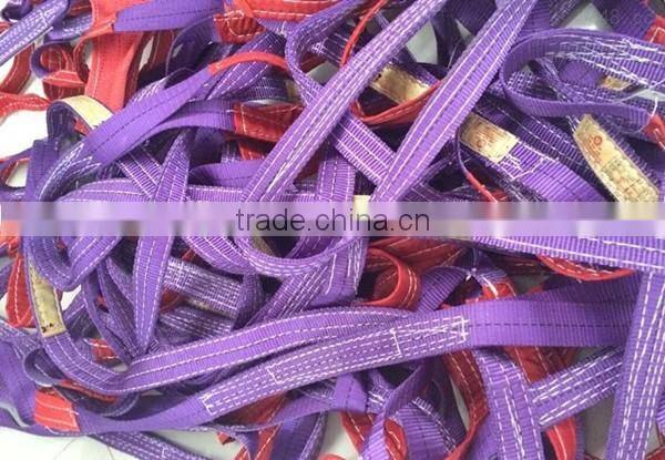 Polyester Nylon woven lifting flat webbing slings