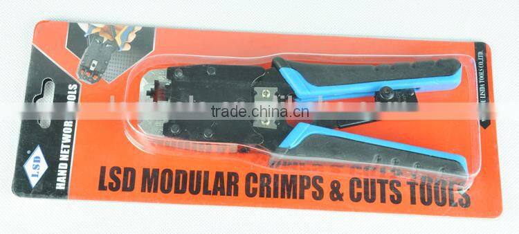 LSD brand network tool LT-500R 8P8C 6P6C 6P4C crimping tool UTP/STP cable crimper and cutter ethernet crimping tool