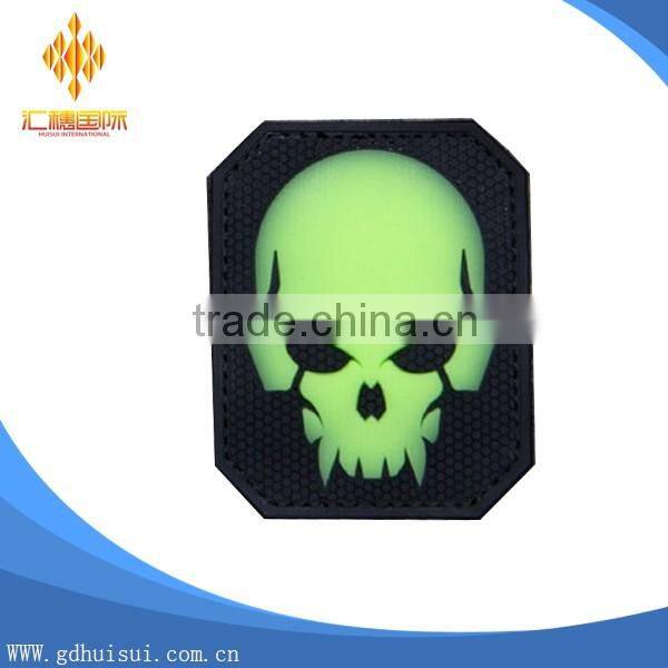 Top quality cheap custom bat shape PVC patches