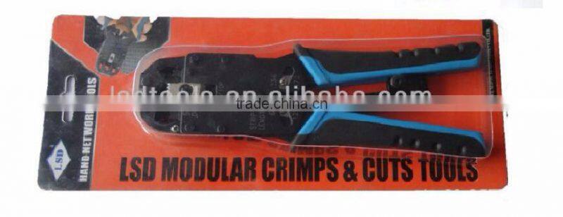 LSDbrand LT-200R rJ10 RJ11 RJ12 modular plug crimping amp network tool for rj45 keystone jack network hand tools crimper