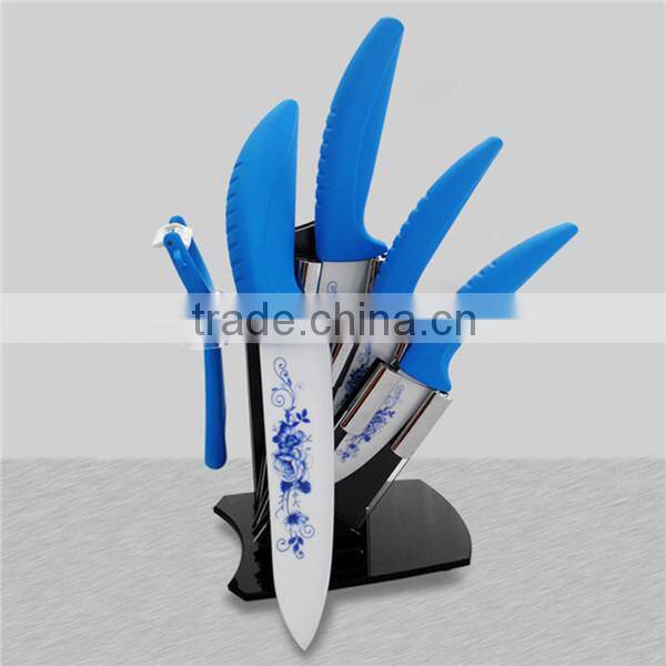 new products 360 rotating round acrylic knife display stand