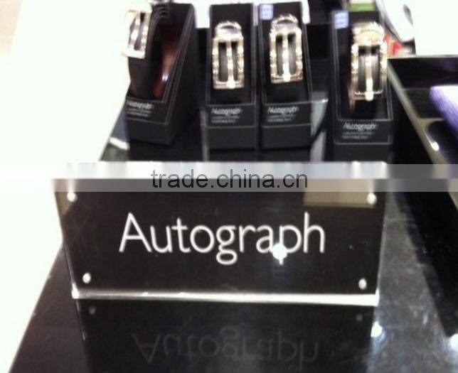 acrylic cube sign block