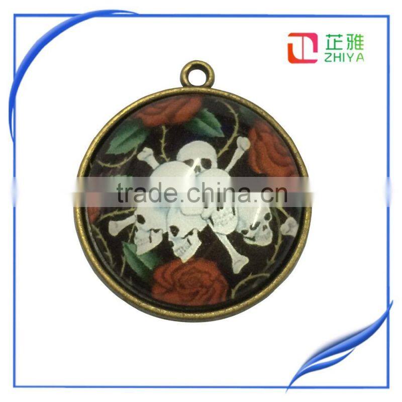 2015 zhiya yiwu jewelry factory diy glass cabochon for accesorios de mujer